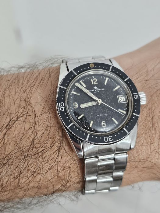 Ceas Baume&Mercier Baumatic Skin Diver 1960 Tropical Dial Vintage