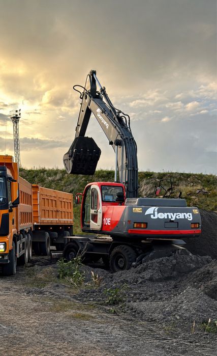 Аренда колесного экскаватора