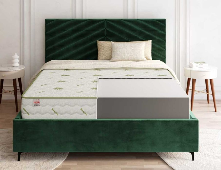 Saltea ortopedica, 140x200x21 cm, spuma poliuretanica