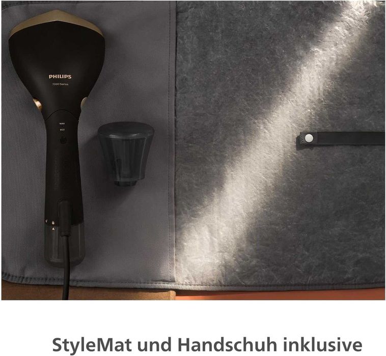 ПРОМО Нов 2г Гаранция Вертикален Ръчен Уред за Гладене с Пара Ютия Philips STH7060/80, 1500W