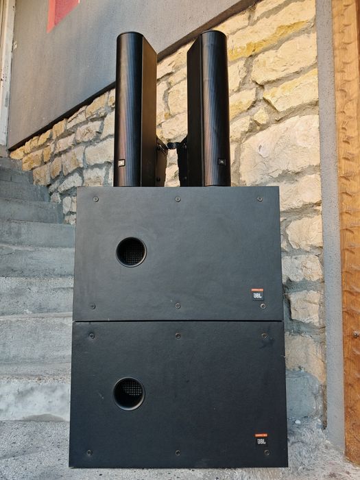 Тонколони JBL USA + Sub JBL USA + стойки