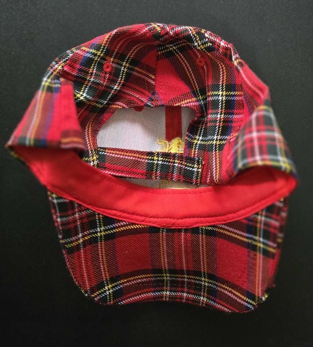 Șapcă brodata scoțiană - Tartan Scotland Lion - masura ajustabila