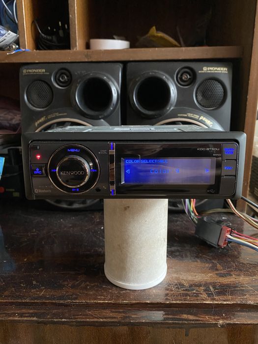 Kenwood KDC-BT60U - НАЙ ВИСОК КЛАС - ТОП МОДЕЛ - 4V USB Bluetooth CD mp3 плеър за кола сд авто радио