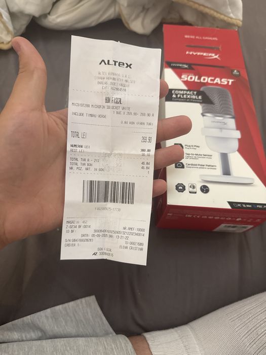 Microfon gaming hyperx solocast