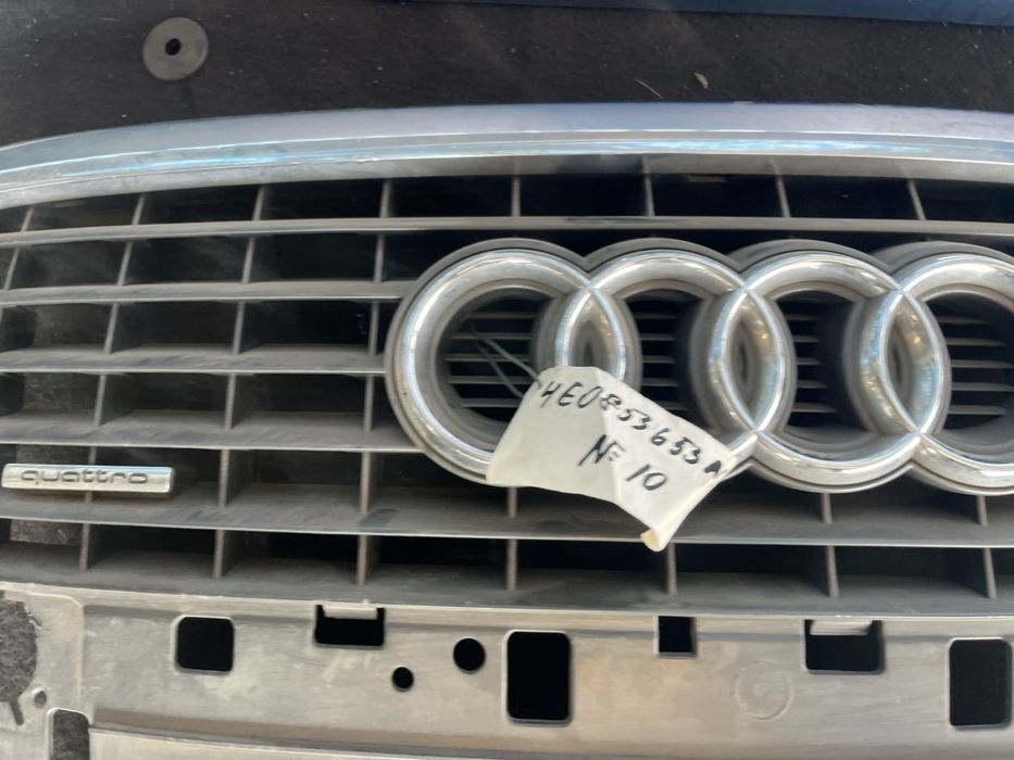 Audi A8 d3 предна маска решетка 4e0853653 ac оригинална  н 10