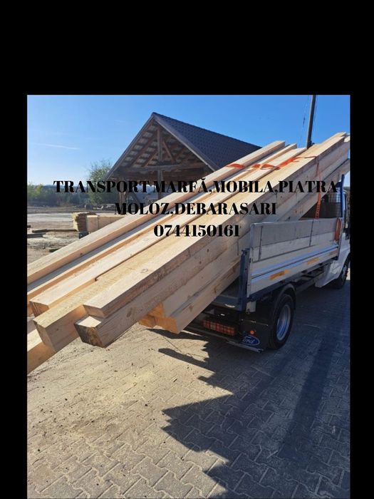 Transport moloz,piatră,marfă, debarasari apartamente, mobilă