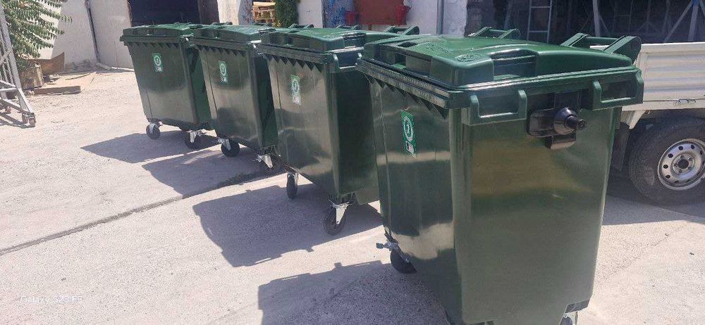 Мусорный бак китай расия  120л 240л 360л 660л 770л 1100л