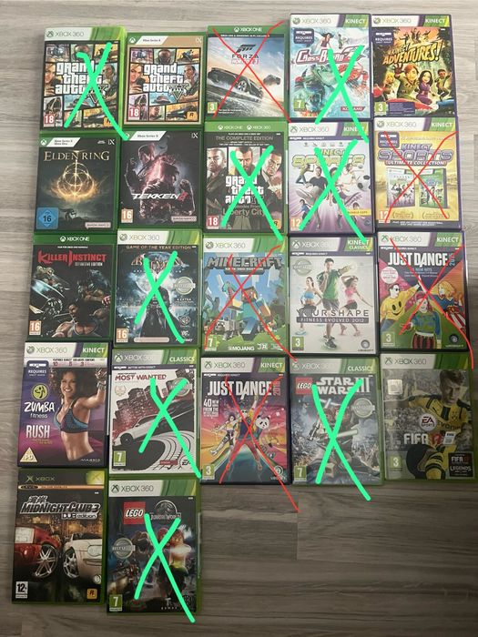 Vand lot jocuri xbox