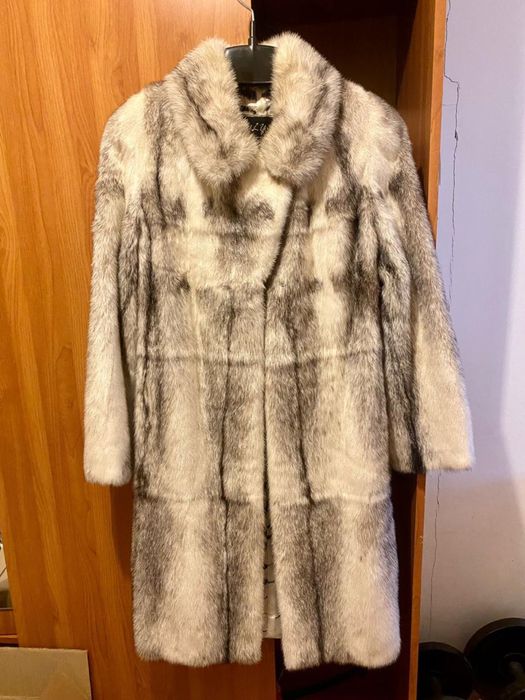 Норковая шуба, длинная