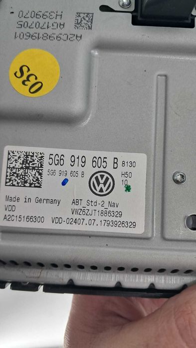 display navigatie VW Passat B8 an 2017 cod 5G6919605B