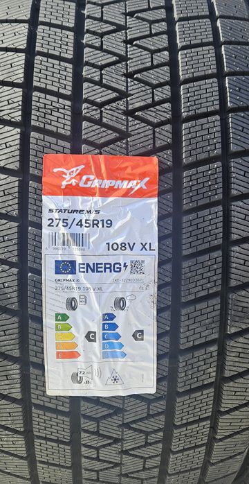 275/45 R19, 108V XL , GRIPMAX Stature M/S, Anvelope iarna M+S