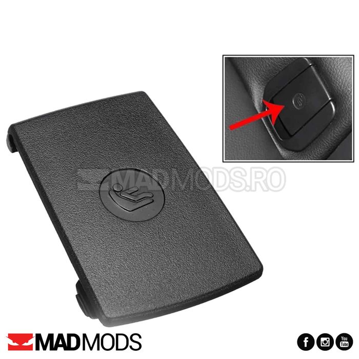 Capac Ornament Bancheta ISOFIX Negru Crem F30 F20 F21 F80 F34 E84 E90