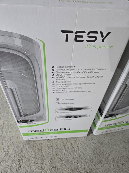 Нов вертикален смарт бойлер  w-fi Tesy Modeco 80