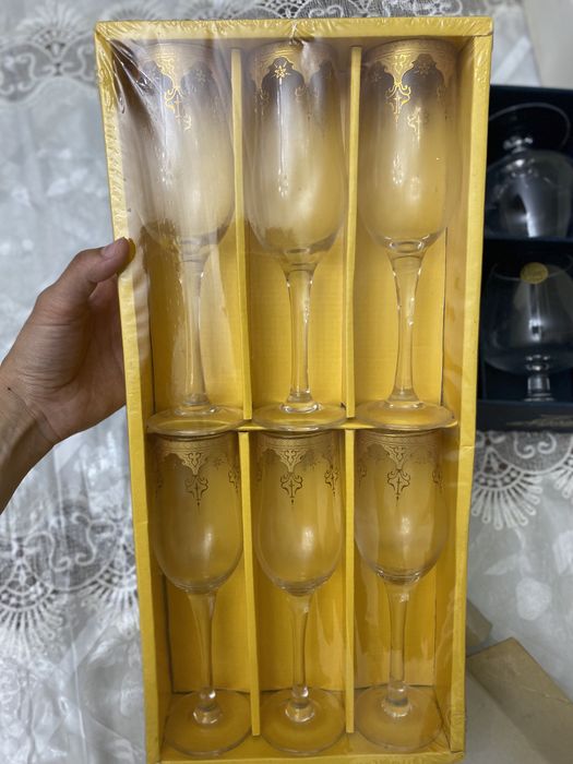 Фужеры новые в коробке