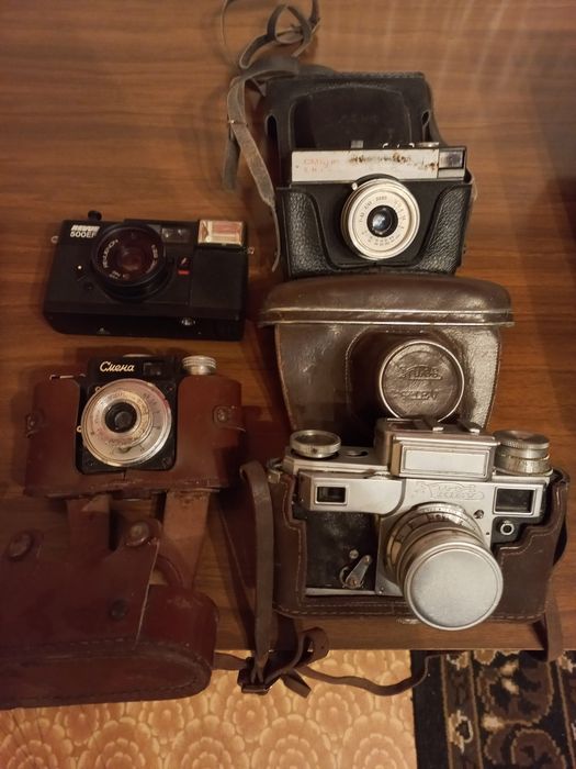 Фотоаппараты Советские.