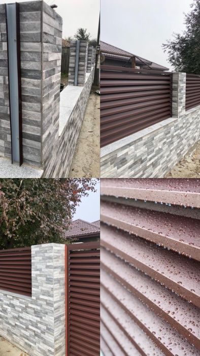 Gard Luvru PLUS, tip jaluzea culoare grande mat, grosime 0.5mm