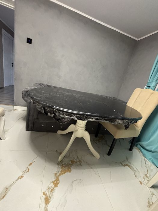 Masă bucatarie alba (fara scaune)