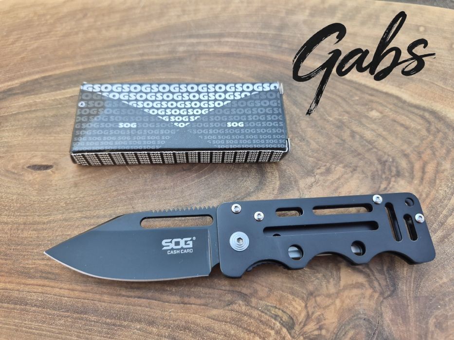 Сгъваем нож SOG Cash Card щипка за пари и карти EZ-4