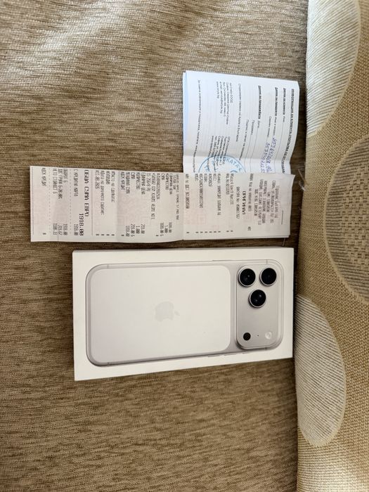 ЗАПЕЧАТАН 512GB iPhone 17 Pro Max Гаранция Technopolis 2028 Silver