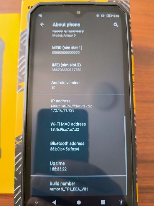 ULEFONE ARMOR 9 DUAL SIM 128 GB 8 GB !!Термокамера!!