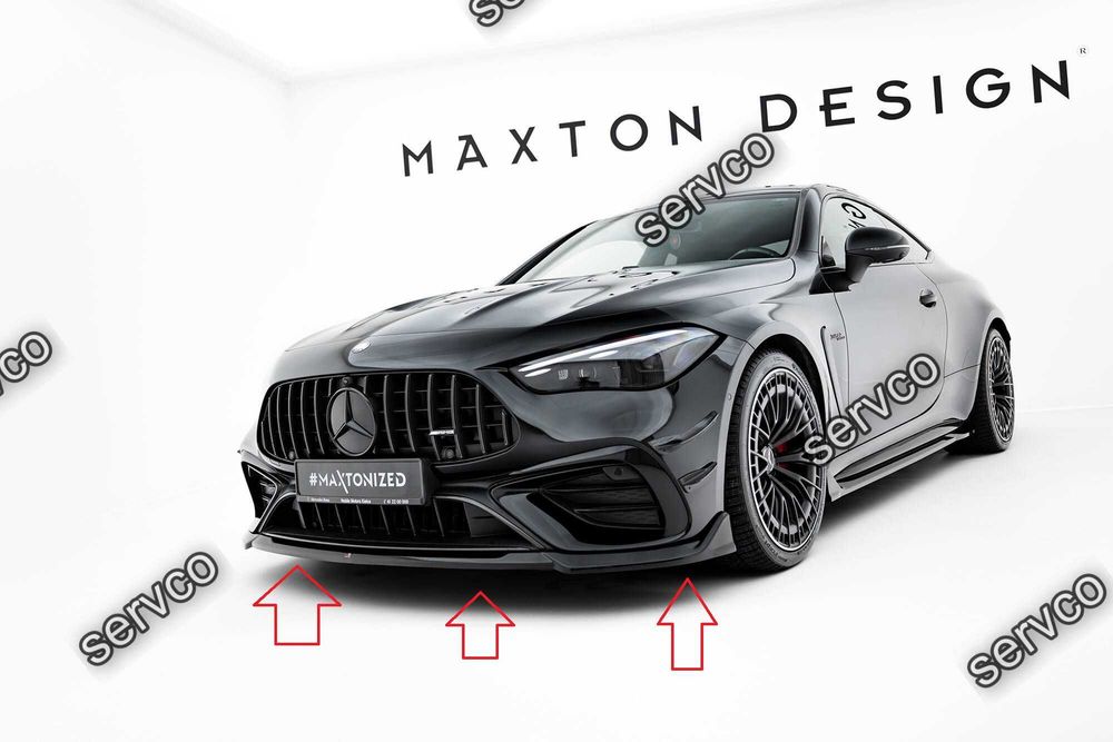 Prelungire splitter bara fata Mercedes CLE C236 53 AMG 2023- v5 - Maxton Design