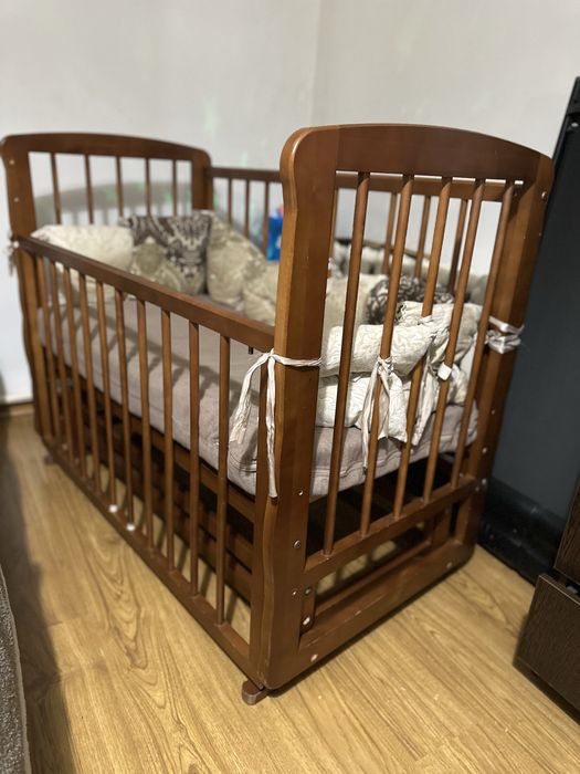 Натуральный деревянный манеж- безопасное пространство для малыша!