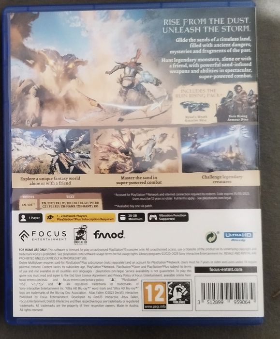 Игра за ps5 Atlas fallen