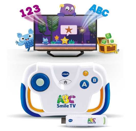 Детска безжична конзола VTech ABC Smile TV, образователен компютър