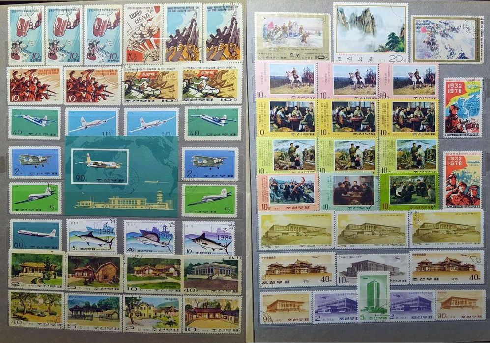 Коллекция почтовых марок Северной Кореи