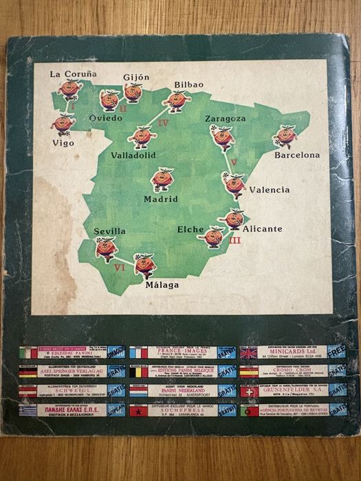 Album Panini Espana 82 complet