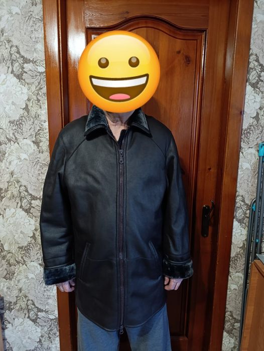 Коженая Куртка на зиму