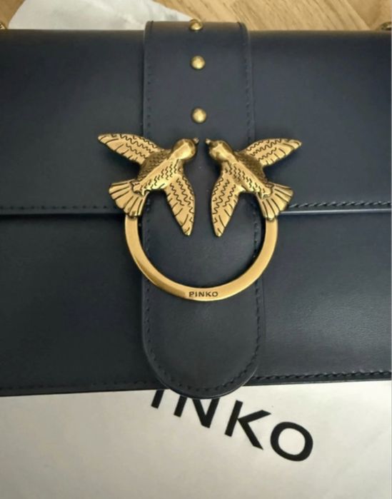 Geanta originala pinko bleumarin noua
