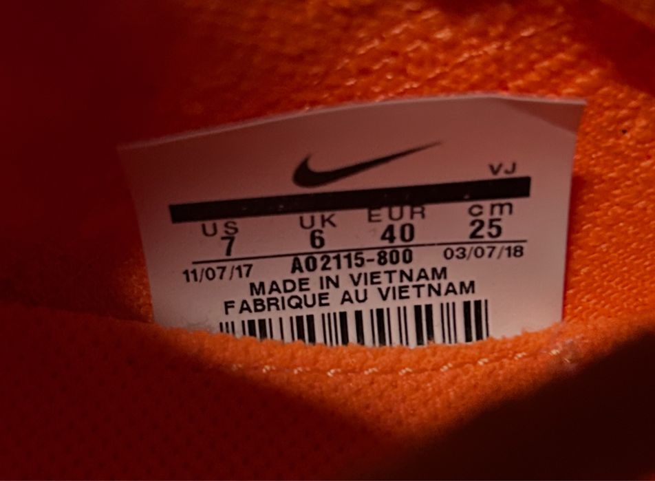 Nike Zoom Fly Mercurial OFF-White UK6/40номер/25см