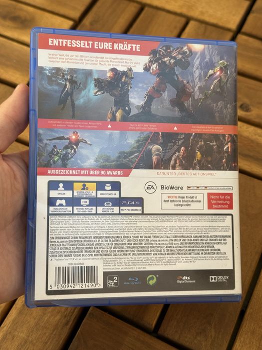 Anthem - playstation 4