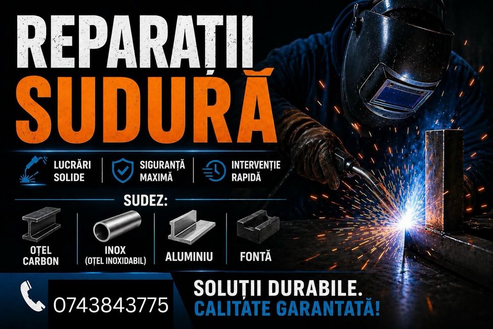 Reparații sudura TIG