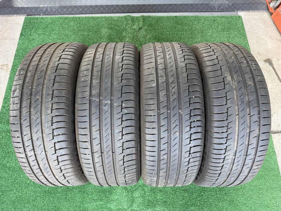 4бр. ОТЛИЧНИ Летни Гуми С Борд 225/55R/19 *CONTINENTAL* DOT:0423- 5.6мм.