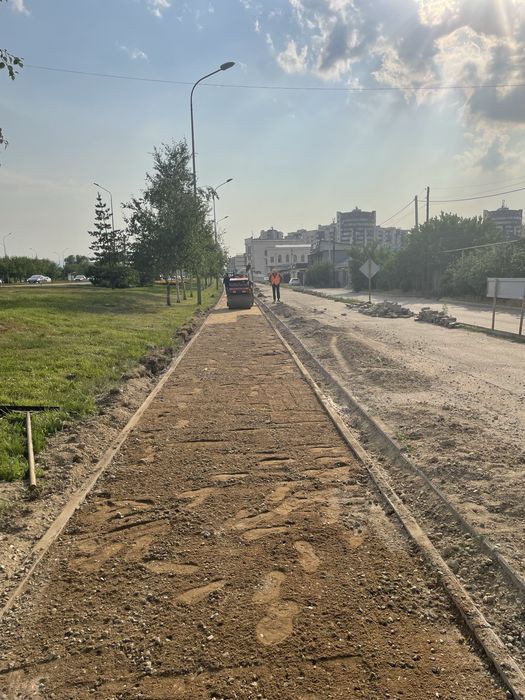Укладка асфальта Алматы Асфальт