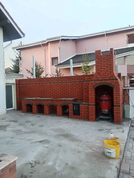 Grătar din cărămidă aparentă klinker