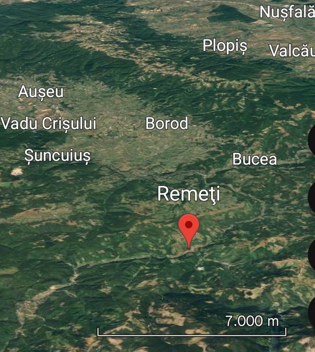 Teren zona turistică  Remeți , Bulz Bihor