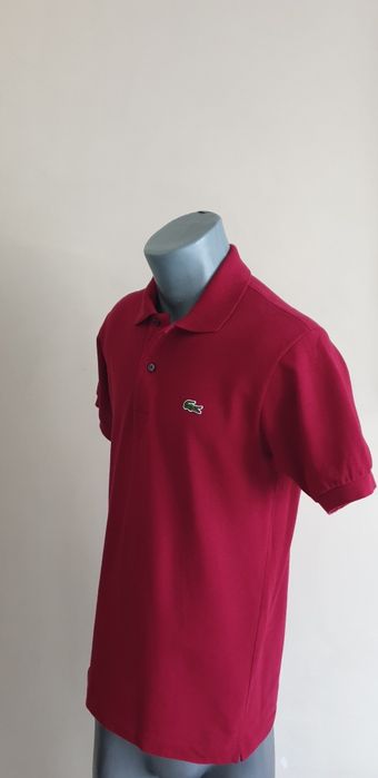 Lacoste Pique Cotton Mens Size 3 - S НОВО! ОРИГИНАЛ! Мъжка Тениска!