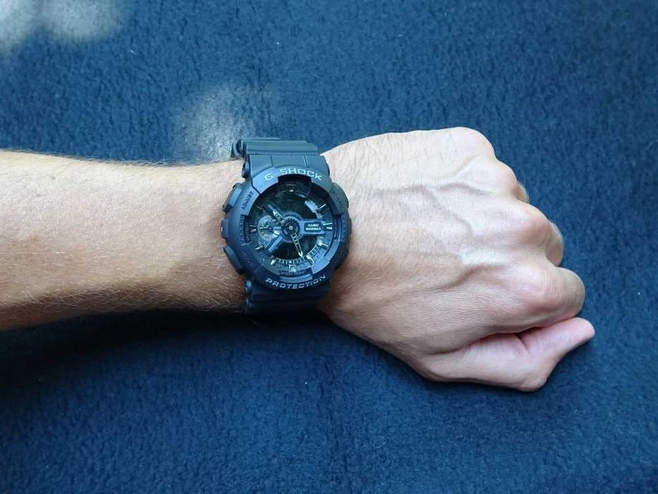 Ceas Sport CASIO G-SHOCK GA-110 ALL BLACK-Negru NOU 2026 !!!