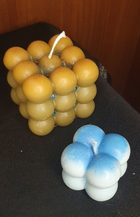 ароматические свечи "пчелиный и соевый воск"