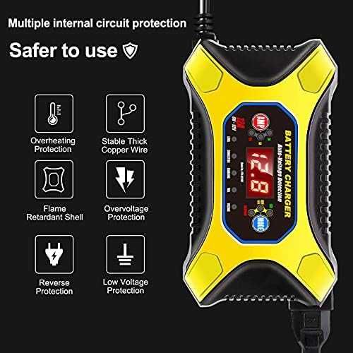 Бързо зарядно устройство за автомобилна батерия 12A 6V/12V