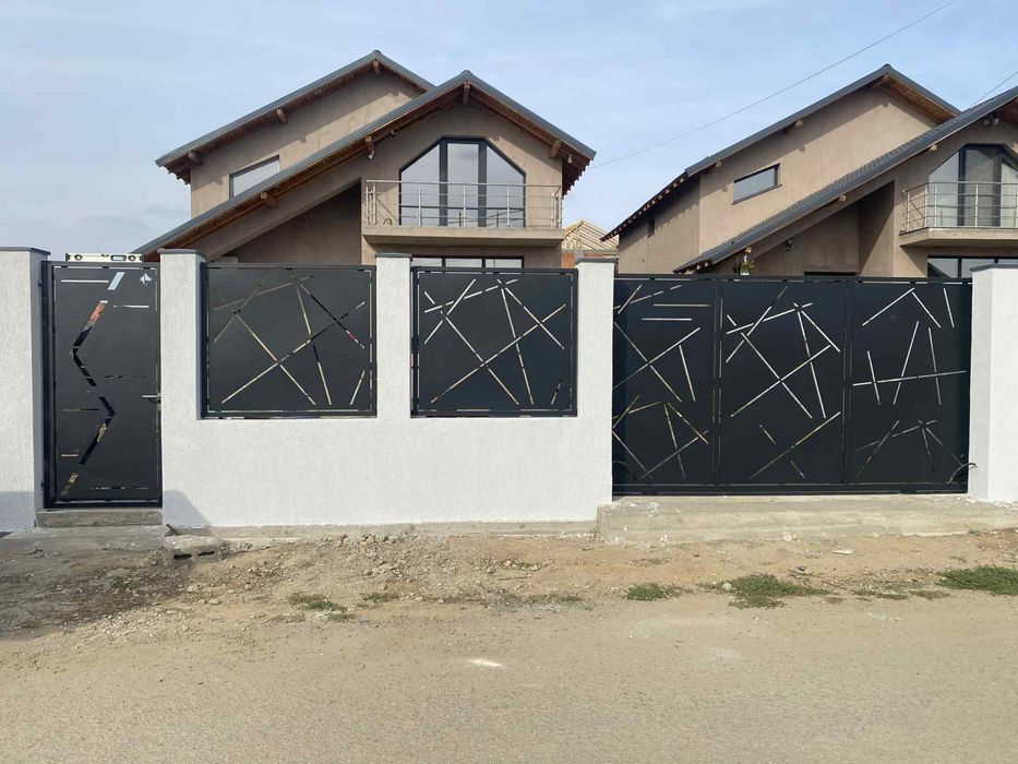 Porti tabla decupate, garduri metalice, balcoane balustrade