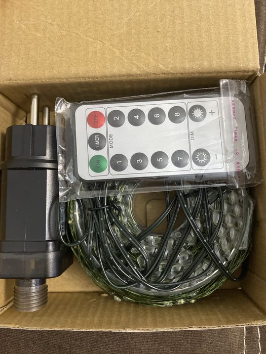 Гирлянда роса нить