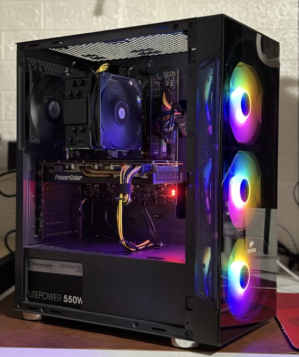 Игровой компьютер i3 12100f RX 5700 XT