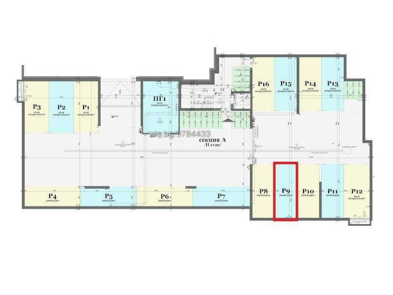 Давам под наем паркомясто 15 кв.м. в подземен гараж в кв. Бояна, София