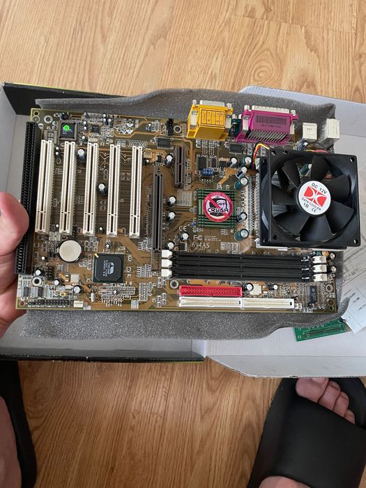 Kit Retro PC, Socket 370, ISA, Pentium 3, RAM, Cooler, Yamaha, Colectie