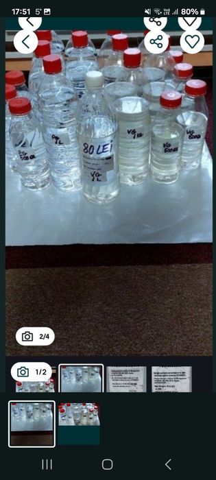 Glicerina vegetală puritate 99.9%și propilenglicol 99.5 % bază țig ele