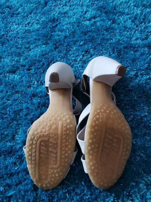 Pantofi decupați gri, piele interior/exterior, marime37